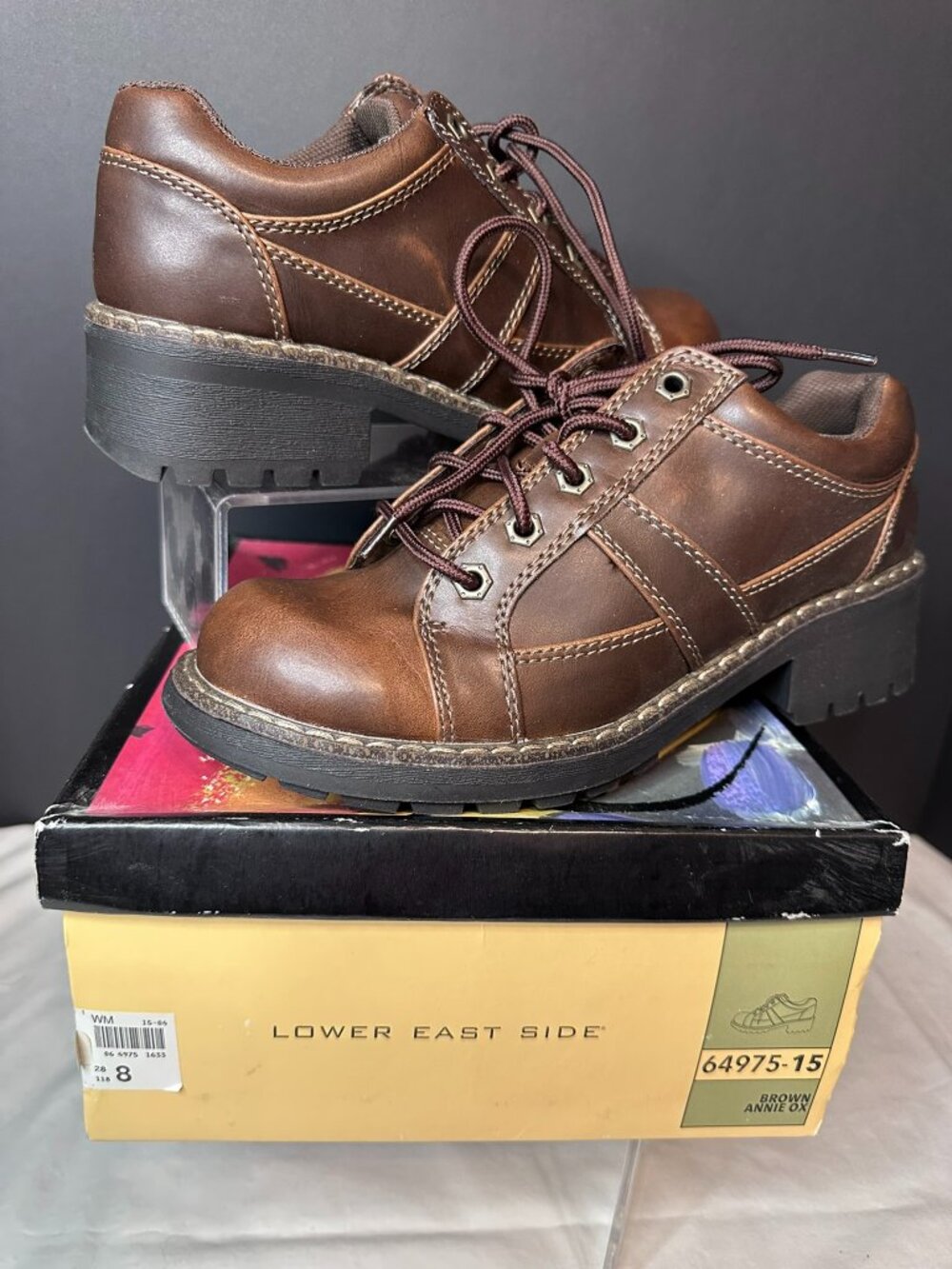 Lower East Side “Brown Annie Ox” Oxfords — Women’s 8 NOS • Never Worn • Orig Box